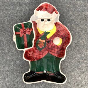 Vintage 16" Boston Warehouse Trading Corp Ceramic Cookie Platter